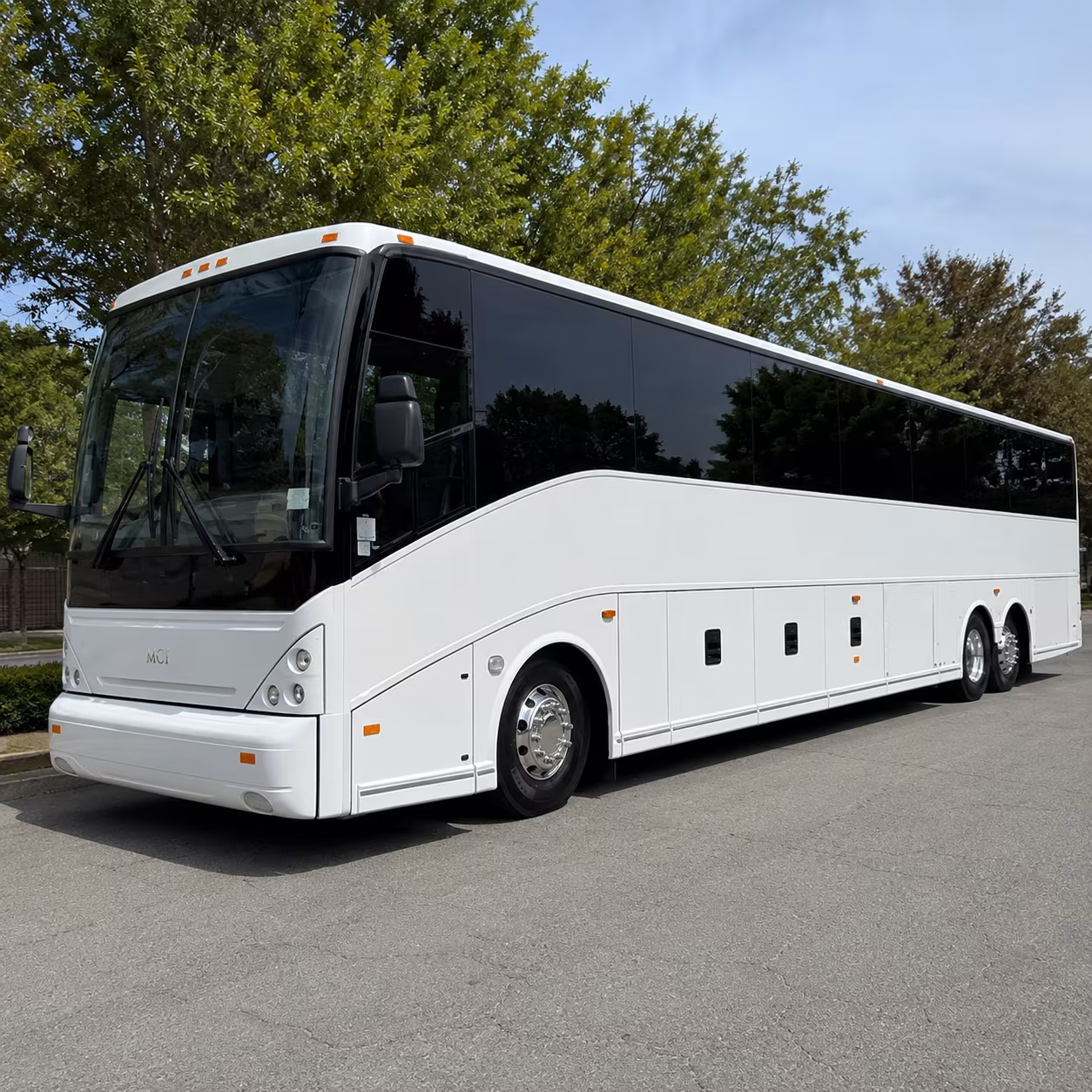 bus rental options for springdale trips
