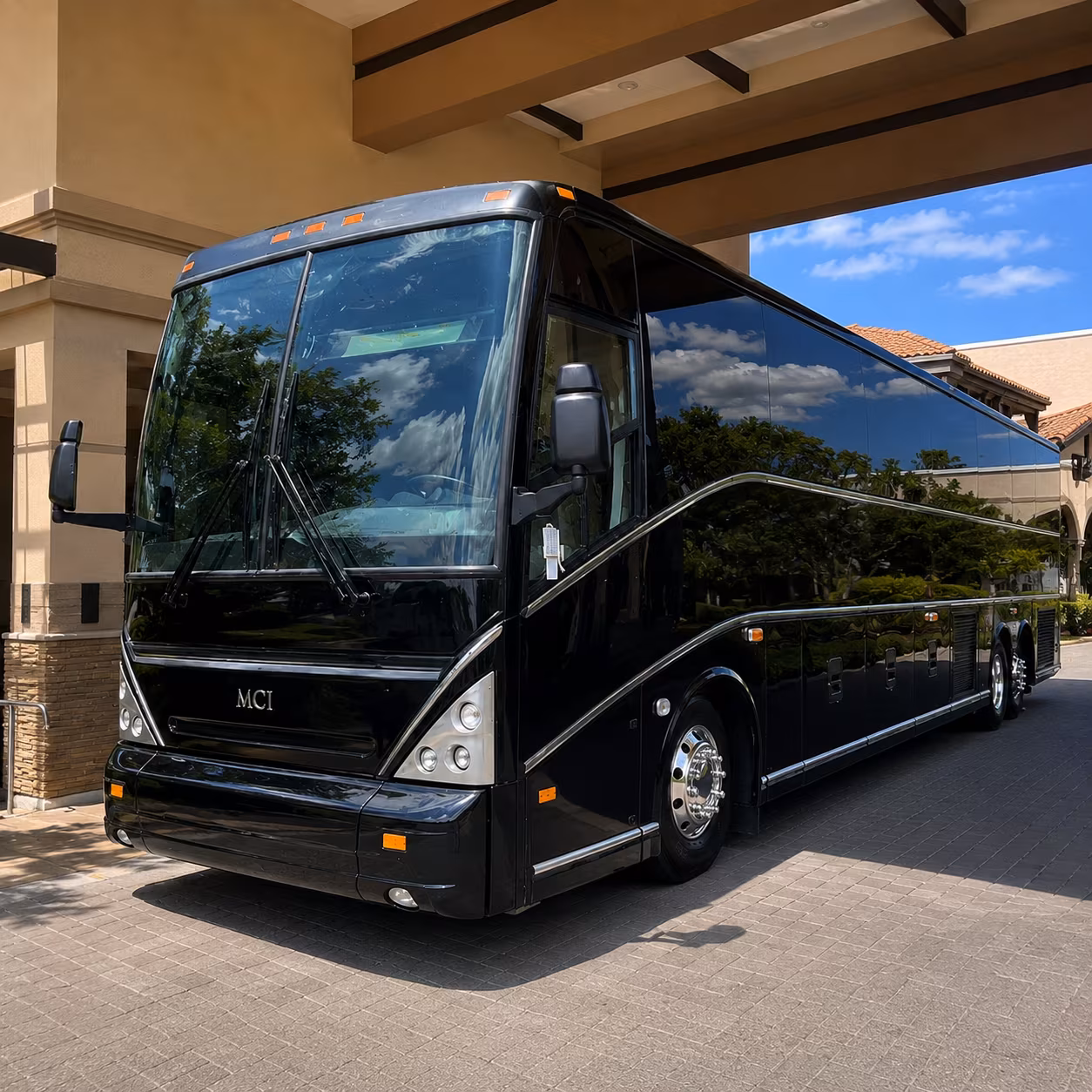 concert bus rentals to the walmart amp in rogers