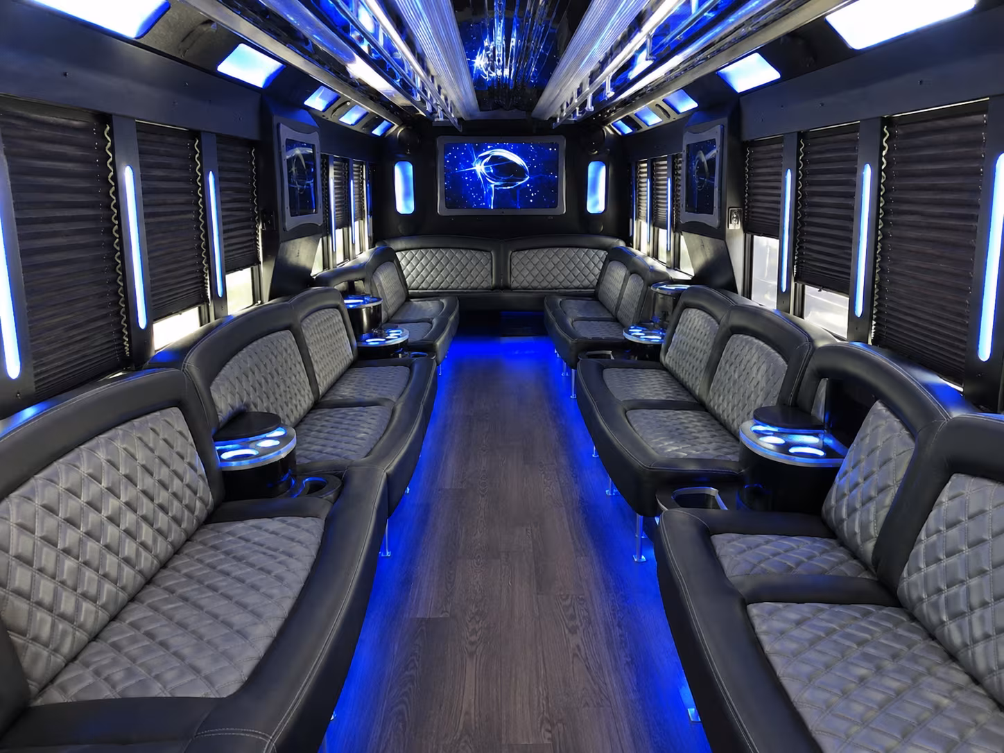 dickson street nights made easy with a party bus from springdale