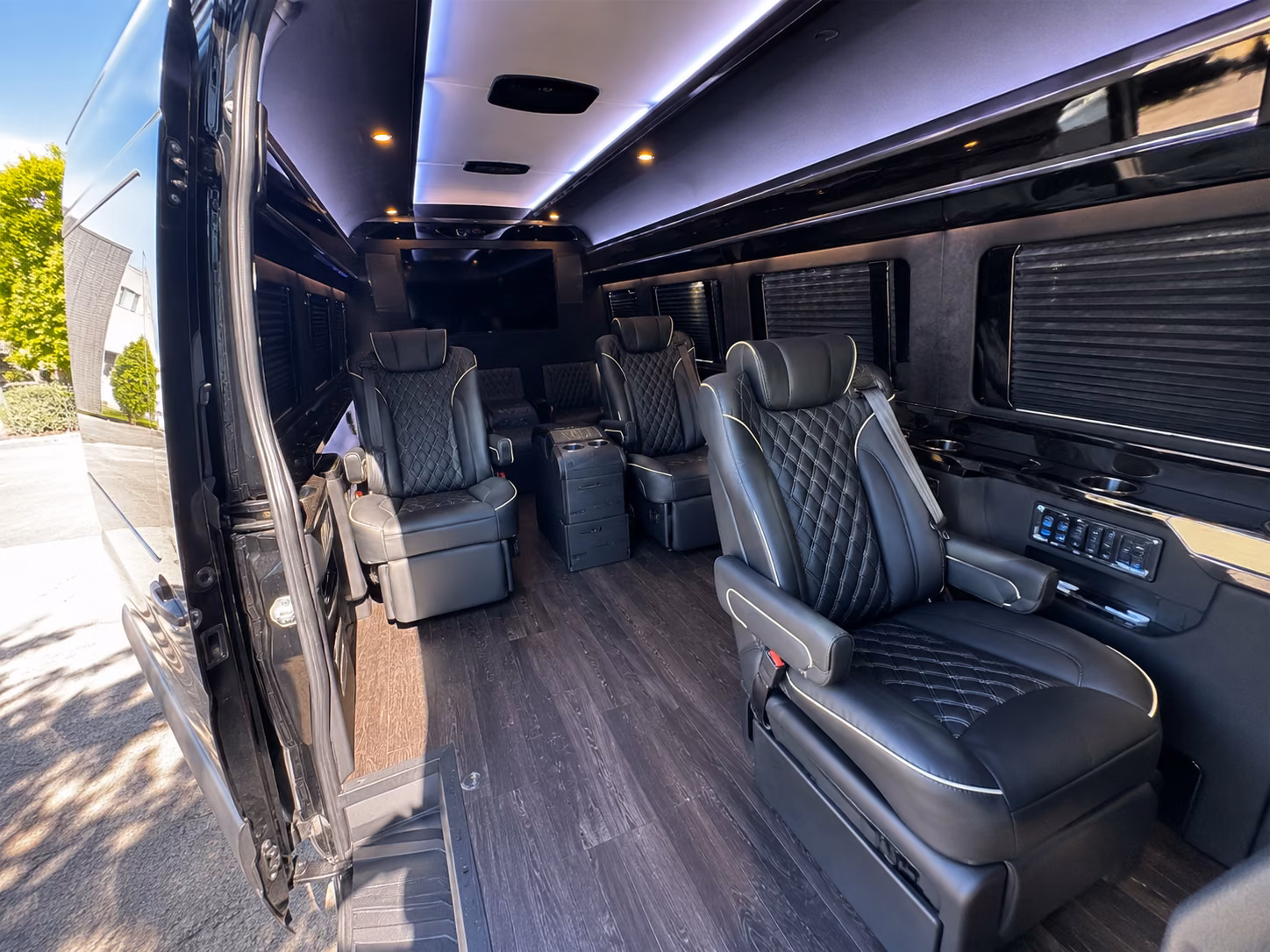 springdale airport transportation onboard seating