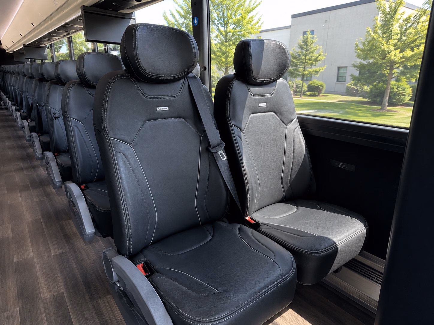 springdale employee transportation onboard seating