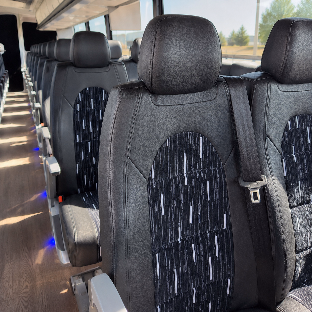 springdale private event transportation onboard seating