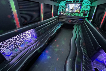 Springdale Limo Bus Interior